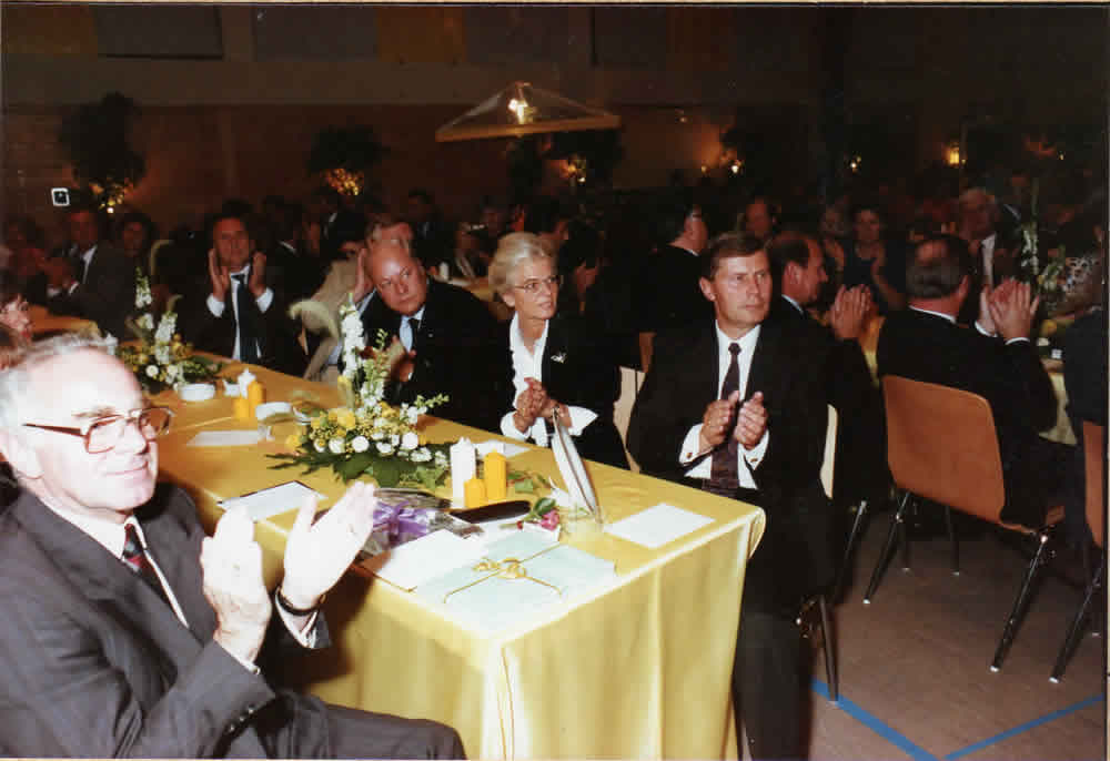 Festgesellschaft im Jubiläumsjahr 1989.
